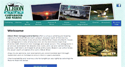 Desktop Screenshot of albionrivercampground.com